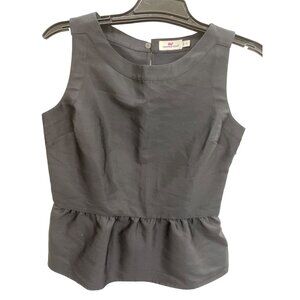 Vineyard Vines Womens black cotton silk Sleeveless Top Size 6 SKU 8421